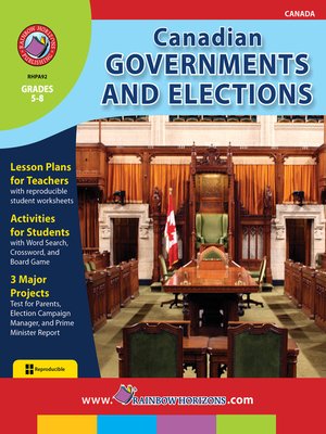 cover image of Canadian Governments and Elections